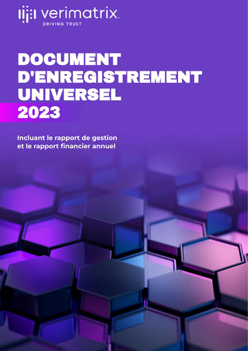 Thumbnail Verimatrix Universal Registration Document 2023
