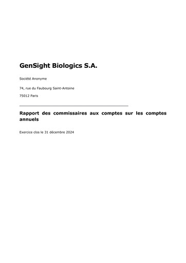 Thumbnail GenSight Biologics Financial Statement 2024