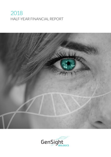 Thumbnail GenSight Biologics Half-year Report 2018-h1