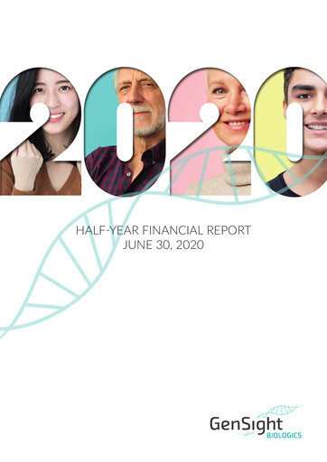 Thumbnail GenSight Biologics Half-year Report 2020-h1
