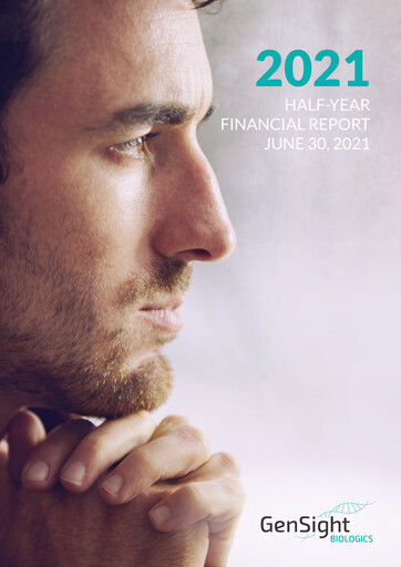 Thumbnail GenSight Biologics Half-year Report 2021-h1