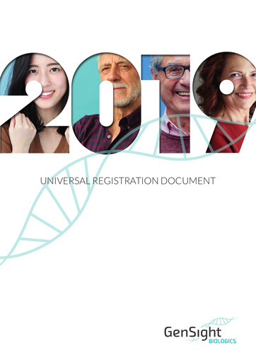 Thumbnail GenSight Biologics Universal Registration Document 2019