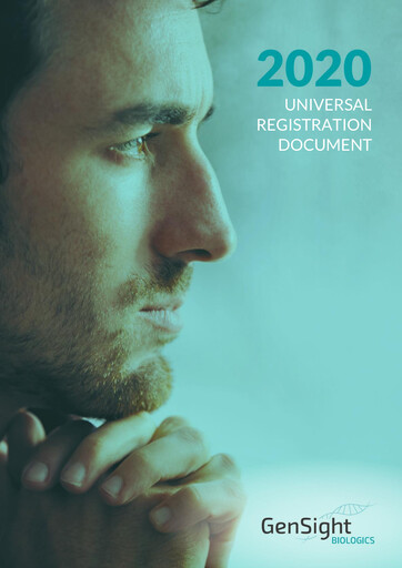 Thumbnail GenSight Biologics Universal Registration Document 2020