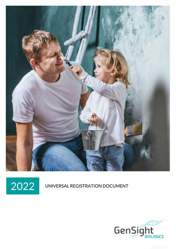 Thumbnail GenSight Biologics Universal Registration Document 2022