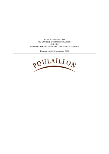 Thumbnail Poulaillon Annual Report fy2025