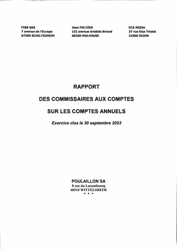 Thumbnail Poulaillon Financial Statement fy2023