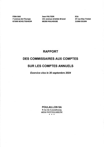 Thumbnail Poulaillon Financial Statement fy2024