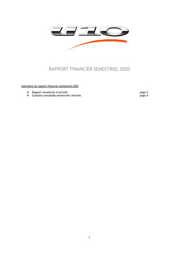 Thumbnail U10 Corp Half-year Report 2020-h1