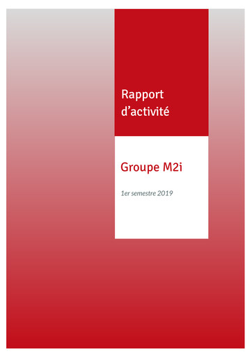 Miniature M2i Formation Rapport semestriel 2019-h1