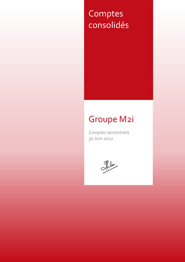 Miniature M2i Formation Rapport semestriel 2022-h1