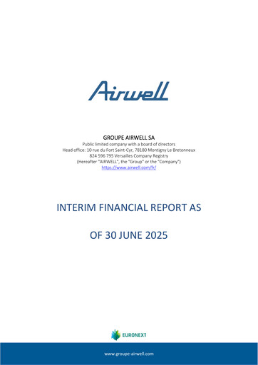 Miniature Groupe Airwell Rapport financier 2025