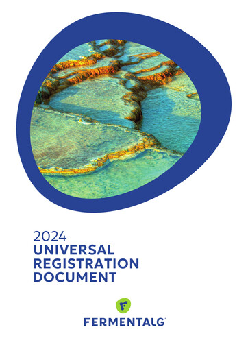 Thumbnail Fermentalg Universal Registration Document 2024