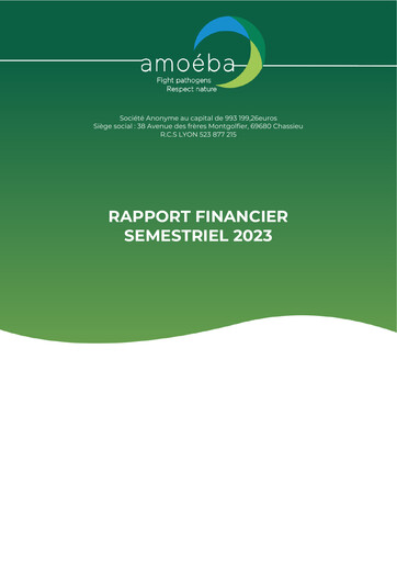 Thumbnail Amoéba S.A. Half-year Report 2023-h1