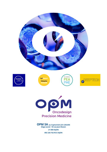 Miniature Oncodesign Precision Medicine Rapport financier 2023