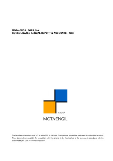 Thumbnail Mota-Engil Annual Report 2003