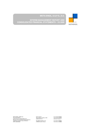 Thumbnail Mota-Engil Quarterly Report 2006-q1