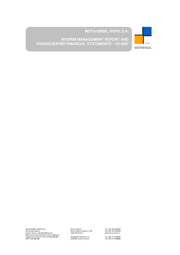 Thumbnail Mota-Engil Quarterly Report 2007-q1