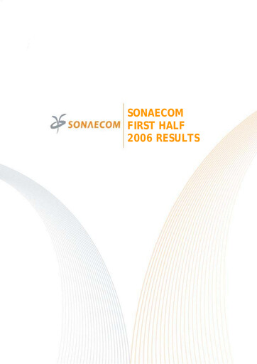 Vorschaubild Sonaecom Halbjahresbericht 2006-h1