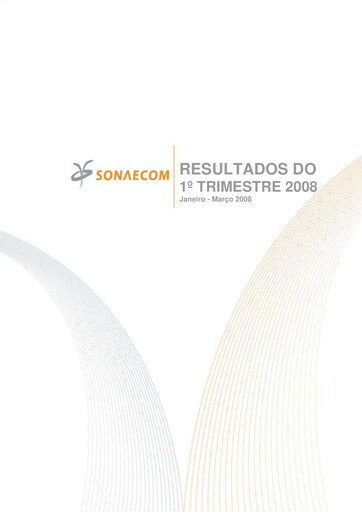 Vorschaubild Sonaecom Quartalsbericht 2008-q1