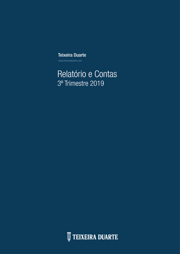 Thumbnail Teixeira Duarte Quarterly Report 2019-q3