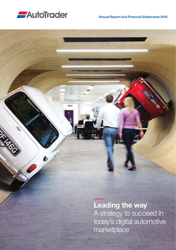 Thumbnail Auto Trader Group Annual Report 2016