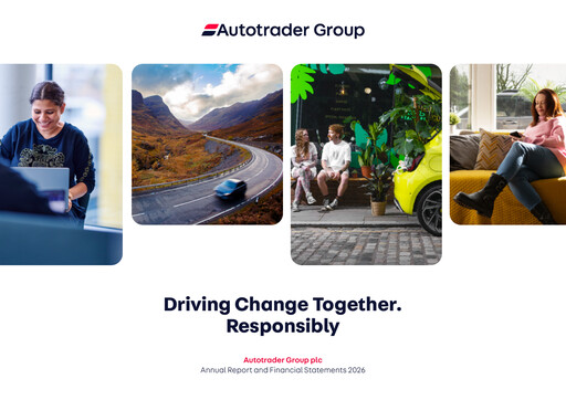 Thumbnail Auto Trader Group Annual Report 2026