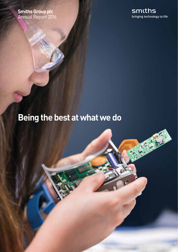 Thumbnail Smiths Group Annual Report 2016