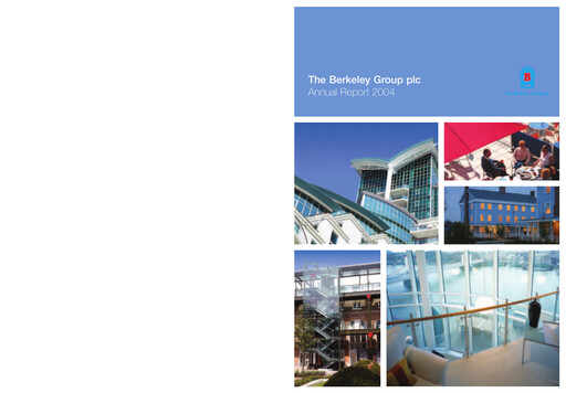 Thumbnail The Berkeley Group Annual Report 2004