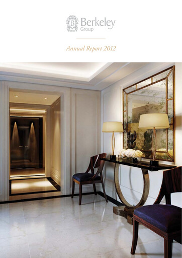 Thumbnail The Berkeley Group Annual Report 2012