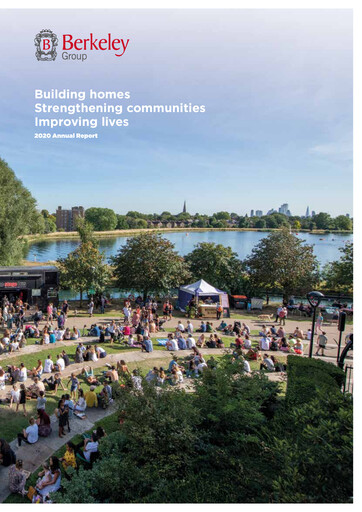 Thumbnail The Berkeley Group Annual Report 2020