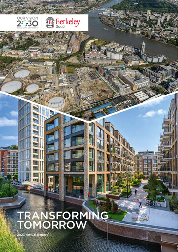 Thumbnail The Berkeley Group Annual Report 2023