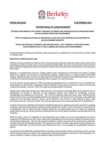 Thumbnail The Berkeley Group Half-year Report 2023-h1