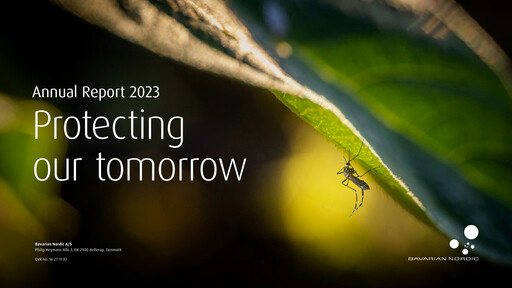 Thumbnail Bavarian Nordic Annual Report 2023