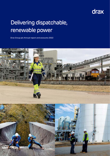 Thumbnail Drax Group Annual Report 2022