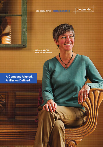 Thumbnail Biogen Annual Report 2012