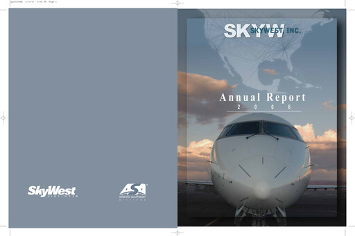 Thumbnail SkyWest Annual Report 2006
