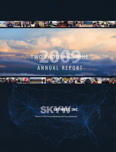 Thumbnail SkyWest Annual Report 2009