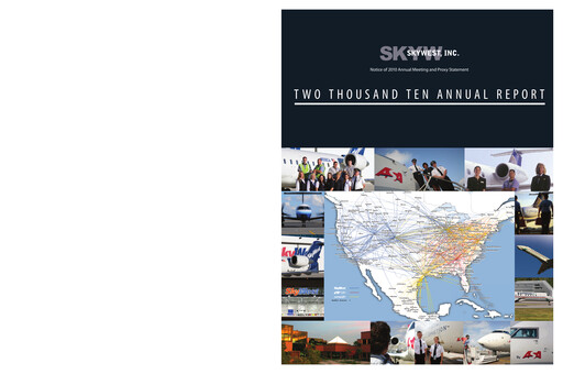 Thumbnail SkyWest Annual Report 2010