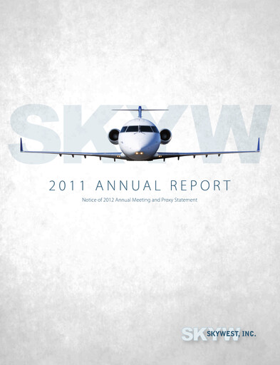Thumbnail SkyWest Annual Report 2011