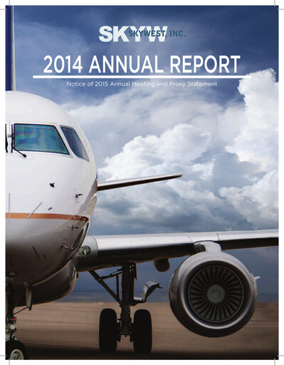 Thumbnail SkyWest Annual Report 2014