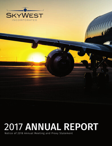 Thumbnail SkyWest Annual Report 2017