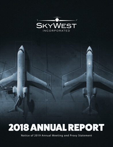 Thumbnail SkyWest Annual Report 2018