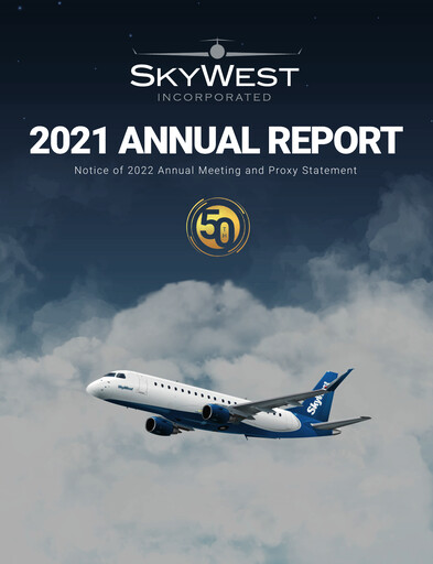 Thumbnail SkyWest Annual Report 2021