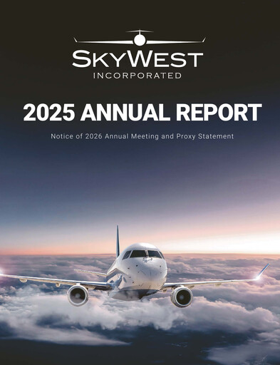 Thumbnail SkyWest Annual Report 2025