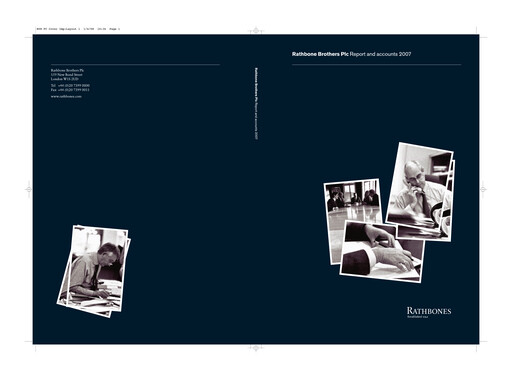 Thumbnail Rathbones Group Annual Report 2007