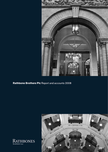 Thumbnail Rathbones Group Annual Report 2008