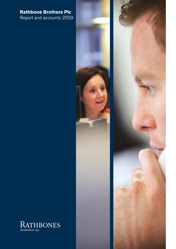 Thumbnail Rathbones Group Annual Report 2009