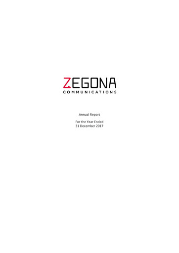 Thumbnail Zegona Communications Annual Report 2017