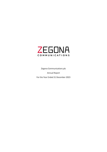 Thumbnail Zegona Communications Annual Report 2023