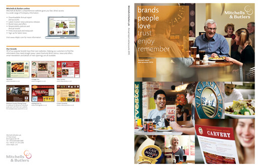 Vorschaubild Mitchells & Butlers plc Jahresbericht 2010